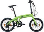 E-Bike TRETWERK "Akimbo Plus" Gr. 32, grün, Elektrofahrräder, Damen, 32cm, 20 Zoll (50,80cm), Pedelec, Elektrofahrrad für Damen und Herren