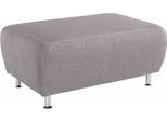 Hocker HOME AFFAIRE "Manhattan", grau, B:101cm H:45cm T:68cm, Struktur (100% Polyester);Flachgewebe (90% Polyester, 10% Polyamid);Luxus-Microfaser (100% Polyester), Hocker, Hocker, in drei Bezugsqualitäten