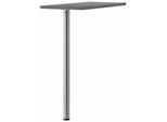 Tresentisch WIHO KÜCHEN "Flexi", grau (granit grau), B:115cm H:110cm T:45cm, Tische