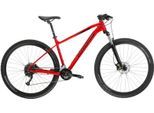 Mountainbike KROSS "KROSS MTB Hardtail Level 1.0 29" rot 18 Gänge" Gr. 43, rot (rot, schwarz), Fahrräder, Herren, 43cm, 29 Zoll (73,66cm) hinten: 29 Zoll (73,66cm)