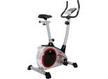 Heimtrainer CHRISTOPEIT SPORT "AL 1", silber (silberfarben), HeimtrainerB:59cm H:134cm L:96cm, Heimtrainer, 150 kg max. Benutzergewicht, Fahrrad, 8 Widerstandsstufen, B:59cm H:134cm L:96cm