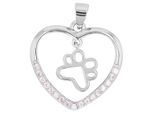 Kettenanhänger ADELIA´S "hochwertiger Herz Anhänger aus 925 Sterling Silber", silber, Schmuckanhänger, Damen, Silber 925 (Sterlingsilber), Kettenanhänger
