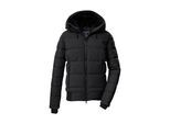 Steppjacke KILLTEC "KOW 12 WMN QLTD JCKT", Damen, Gr. 46, schwarz, Obermaterial: 100% Polyester.Futter: 100% Polyester.Füllung: 100% Polyester, Jacken Steppjacke, Wasser- und windabweisende Damen Steppjacke mit Kapuze