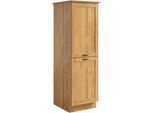 Vorratsschrank HOME AFFAIRE "Teramo", natur, B:50cm H:170cm T:60cm, Massivholz, Schränke, Vorratsschrank, Breite 50 cm, mit 2 Türen, 2 Einlegeböden