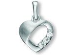 Kettenanhänger ONE ELEMENT "Zirkonia Herz Herz Anhänger aus 925 Silber", silber, Schmuckanhänger, Damen, Silber 925 (Sterlingsilber), Kettenanhänger, Zart & emotional – ein Geschenk, das von Herzen kommt