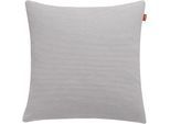 Dekokissen ESPRIT "Stockholm Needlestripe", grau (grau, gemustert unifarben), B:38cm L:38cm, Polyester, Dekokissen_Sitzkissen_Kissenhüllen, Kissenhülle ohne Füllung, 1 Stück, Nadelstreifen