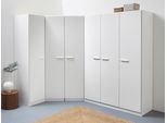 Schrank-Set RAUCH "Kleiderschrank Schrank Garderobe Wäscheschrank VANDOR", weiß (alpinweiß), B:164cm H:197cm T:253cm, Holzwerkstoff, Kastenmöbel-Sets, 6-türig mit viel Stauraum, Schränke einzeln stellbar MADE IN GERMANY