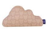 Babykissen TRÄUMELAND "Kuschelkissen Wolke", Baby, Gr. B/L: 36cm x 21cm, 1 Stk., beige (beige, gemustert), Baumwolle, gemustert, Dekokissen_Sitzkissen_Kissenhüllen