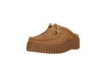 Slipper CLARKS "Torhill Mule", Damen, Gr. 42, braun, Leder, Schuhe Slipper, mit komfortablem Fußbett