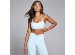 MP Damen Tempo Sport-BH mit Riemchenrücken – Babyblau - XXL