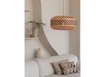 GOOD & MOJO Hängeleuchte "LANGKAWI", braun, 1, Ø 50cm H: 225cm, Leuchten, Hängeleuchte