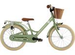Kinderfahrrad PUKY "YOUKE 18 Classic" Gr. 27, grün (retro grün), Fahrräder, Kinder, 27cm, ab 5 Jahren, 18 Zoll