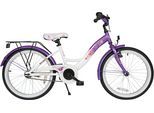 Jugendfahrrad BIKESTAR "Classic" Gr. 29, lila (lila, weiß), Fahrräder, Kinder, 29cm, 20 Zoll (50,80cm), für Damen