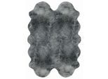 Fellteppich HEITMANN FELLE "Lammfell 190", grau, B:120cm H:70mm L:185cm, Obermaterial: 100% Lammfell, Teppiche, Fellteppich, Premium Qualität, echtes Austral. Lammfell, besonders weich