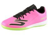 Fußballschuh SKECHERS "JR YOUTH IC, Skechers Skx_2 Jr Youth Ic", Mädchen, Gr. 33, pkbk pink, Lederimitat, Schuhe Fußballschuh, Indoor Court Schuh mit leichter Skechers Move Foam™-Dämpfung