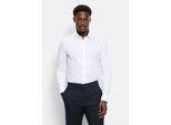 Businesshemd OLYMP "OLYMP No. Six 24/Seven, super slim, Urban Kent", Herren, Gr. 46, Normaler Arm, weiß, 92% Baumwolle, 8% Elasthan, Hemden