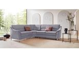 Ecksofa HOME AFFAIRE "Cardoso L-Form", grau, B:260cm H:90cm T:230cm, Luxus-Microfaser ALTARA NUBUCK (100% Polyester);Luxus-Microfaser weich (90% Polyester, 10% Polyamid);Struktur (52%Polyester, 35% Acryl, 13%Cotton);Luxus-Microfaser Lederoptik (100% Polyester), Sofas, Ecksofa, mit Trapezecke für mehr Sitzkomfort, wahlweise auch mit Bettfunktion