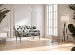 2-Sitzer HOME AFFAIRE "Amber", rosa (rose, blau), B:153cm H:97cm T:87cm, 100% Polyester, Sofas, mit Knopfheftung,in verschieden Stoffarten