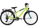 Kinderfahrrad DACAPO "24" Bobby Gelb 7 Gänge RH 32 cm - Ab 8 Jahre" Gr. 32, gelb, blau, Fahrräder, Kinder, 32cm, 24 Zoll (60,96cm) hinten: 24 Zoll (60,96cm)