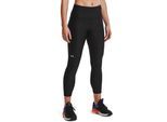 Trainingstights UNDER ARMOUR "TECH", Damen, Gr. XS, N-Gr, schwarz, Obermaterial: 87% Polyester, 13% Elasthan, Hosen, mit Handytasche, aus leichtem Material