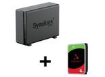 Synology DiskStation DS124 1 Einschub NAS-Server Leergehäuse + 1x Seagate Ironwolf SATA 3.5" HDD 4TB Festplatte
