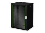 Digitus 16HE 19"-Wandgehäuse Unique Serie RAL 9005 schwarz