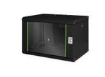 Digitus 7HE 19"-Wandgehäuse Unique Serie RAL 9005 schwarz