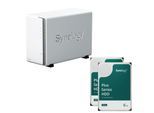 Synology DiskStation DS223J 2 Einschübe NAS-Server Leergehäuse + 2x Synology Plus 3.5" SATA HDD Festplatte 6 TB (12TB)