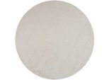 Teppich PACO HOME "Porto 890", beige (cream), H:13mm Ø:160cm, Polypropylen, Teppiche, Teppich, Kurzflor, Uni-Farben, ideal im Wohnzimmer & Schlafzimmer