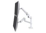 Ergotron LX Dual Monitorarm Tischhalterung für zwei Monitore bis 60,96 cm (24 Zoll) weiß