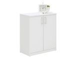 Xora Kommode, Weiß, Holzwerkstoff, 2 Fächer, 72.0x84.0x36.0 cm, Typenauswahl, Wohnzimmer, Kommoden & Sideboards, Kommoden
