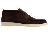 Santoni Loafer - Detroit Instappers Van Suede - Gr. UK_8_5 - in Braun - für Damen