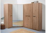 Schrank-Set RAUCH "Kleiderschrank Schrank Garderobe Wäscheschrank VANDOR", braun (eiche artisan), B:164cm H:197cm T:253cm, Holzwerkstoff, Kastenmöbel-Sets, 6-türig mit viel Stauraum, Schränke einzeln stellbar MADE IN GERMANY