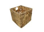 Landscape Korb , Naturfarben , Metall, Naturmaterialien , 29.6 l , quadratisch , 33x32 cm , Handmade in Vietnam , faltbar, handgemacht , Ordnen & Aufbewahren, Körbe, Dekokörbe