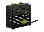 dobar Hochbeet "Rolla" Gr. XL, Anthrazit