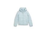 TOM TAILOR DENIM Damen Lightweight Steppjacke mit Kapuze, blau, Uni, Gr. M
