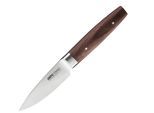 Gemüsemesser GEFU "ENNO", silber (silberfarben), Klingenlänge 9,5cm, Holz, Spezialklingenstahl, Kochmesser, vielseitig, scharfe Klinge, langlebig