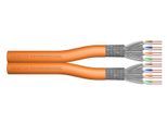 Digitus CAT 7 S/FTP Verlegekabel, 500 m, Duplex, Dca-s1a,d0,a1