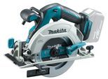Akku-Handkreissäge MAKITA "DHS680Z", blau (blau, schwarz), B:17mm H:238mm L:350mm, Sägemaschinen, 57 mm, 18 V. ohne Akku und Ladegerät