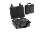 tectake® Kamerakoffer, aus robuster Hartschale mit 3 Schaumstoffeinlagen, wasserdicht und temperaturbeständig, inklusive Vorrichtung für Vorhängeschlösser