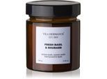 Vila Hermanos Apothecary Fresh Basil & Rhubarb geurkaars 150 g