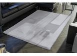 Hochflor-Teppich OCI DIE TEPPICHMARKE "ROCKY SOFT", grau, B:120cm H:35mm L:170cm, Polyester, Teppiche, Kunstfell, weich, kuschelig, maschinell gewebt, Kaninchen Haptik