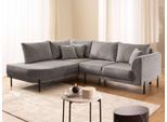 Ecksofa HOME AFFAIRE "NELLIA L-Form mit Ottomane rechts oder links bestellbar, Breite 231 cm", braun, B:231cm H:83cm T:198cm, 100% Polyester, Sofas, Ecksofa, enthält 5 Rückenkissen, angenehmen Sitzkomfort, belastbar bis 480kg