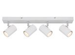 GLOBO LIGHTING Deckenstrahler "JAMES", weiß, Ø 6cm H: 53cm, 1 Stk., Leuchten, Deckenspot/Wohnzimmer/Flur/Schlafzimmer, Deckenstrahler