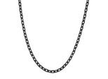 Kette mit Anhänger TRUE REBELS "TR301" Gr. 45, schwarz, Halsketten, Herren, 45cm, Edelstahl