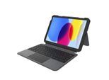 4smarts Tastatur Case 2in1 Solid Smart Connect für Apple iPad 11" (A16, 2025) / iPad 10,9" (10.Gen) graphit