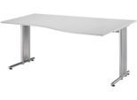 HAMMERBACHER Schreibtisch VNS18/5/S lichtgrau