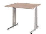 HAMMERBACHER Schreibtisch VNS08/N/S nussbaum