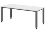 HAMMERBACHER höhenverstellbarer Schreibtisch VQS19/W/G weiß