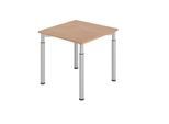 HAMMERBACHER höhenverstellbarer Schreibtisch VYS08/N/S nussbaum